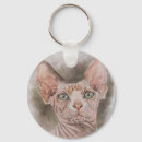 Search for sphynx cat key rings Feline