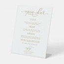 Search for open bar wedding signs Calligraphy