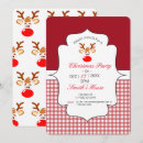 Search for red nosed invitations Rudolph