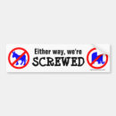 Search for screws bumper stickers Screwed