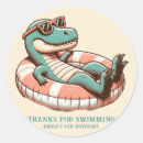 Search for pool birthday stickers Under the sea