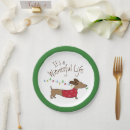 Search for dachshund christmas plates Wiener dog