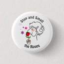 Search for red rose badges Illustration