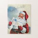 Search for vintage santa claus puzzles Xmas