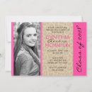 Search for leopard graduation invitations Pink