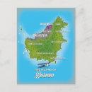 Search for treasure postcards Map