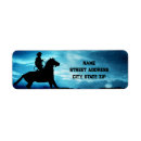 Search for cowboy return address labels Country western