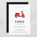 Search for scooter birthday invitations Cute