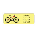 Search for biker return address labels Transportation