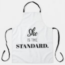 Search for black power aprons Black and white