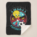 Search for football blankets Looney tunes