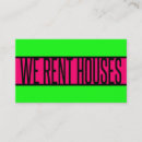 Search for rental property business cards Landlord