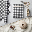 Search for textile wrapping paper Buffalo check