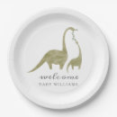 Search for dinosaur paper plates Baby shower