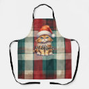 Search for festive cats aprons Santa