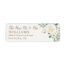 Search for white flowers return address labels Winter
