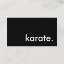 Search for karate business cards Fitness