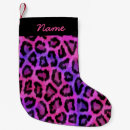 Search for cheetah christmas stockings Pink