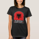 Search for albanian womens tshirts Albania flag