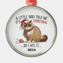 Search for little bird christmas tree decorations Funny