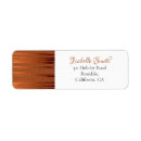 Search for copper metallic return address labels For her