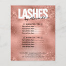 Search for lashes flyers Blush pink