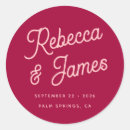 Search for vintage glamour wedding stickers Modern