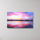 Search for pink sunset canvas prints Sunrise