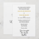 Search for two hearts wedding invitations Gold