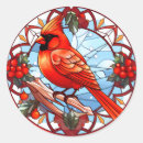 Search for northern red cardinals stickers Watercolor