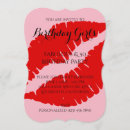 Search for lipstick invitations Red