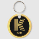 Search for name k key rings Letter