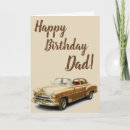 Search for vintage car birthday cards Dad
