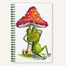 Search for mushroom notebooks Frog