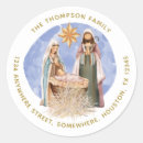 Search for religious address stickers Nativity