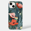 Search for poppy field iphone cases Red