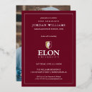 Search for higher education invitations Elon nc souvenir