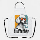 Search for funny poodle aprons Weimaraner