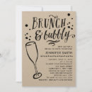 Search for rustic brunch and bubbly invitations Modern