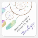 Search for dreamcatcher thank you stickers Bohemian