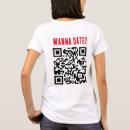 Search for funny qr code tshirts Black