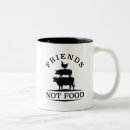 Search for friends not food mugs Vegan