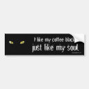 Search for cat joke bumper stickers Black