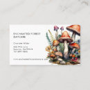 Search for mushroom business cards Forest