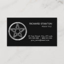 Search for pentangle business cards Symbol