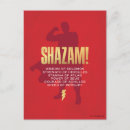 Search for shazam postcards Super hero