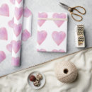 Search for watercolor hearts wrapping paper Cute