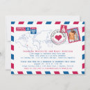 Search for destination wedding reception invitations World map