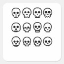 Search for cartoon skull stickers Creepy