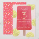 Search for pink lemonade birthday invitations Cute